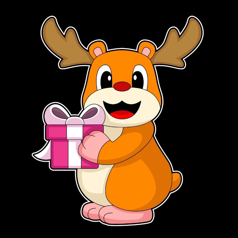 Hamster Christmas Package