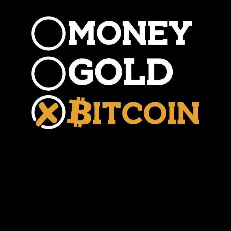 Argent Or Bitcoin Crypto-monnaie Blockchain