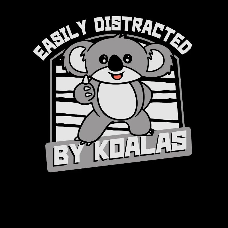 Easily Distracted By Koalas Koalabear Eucalyptus