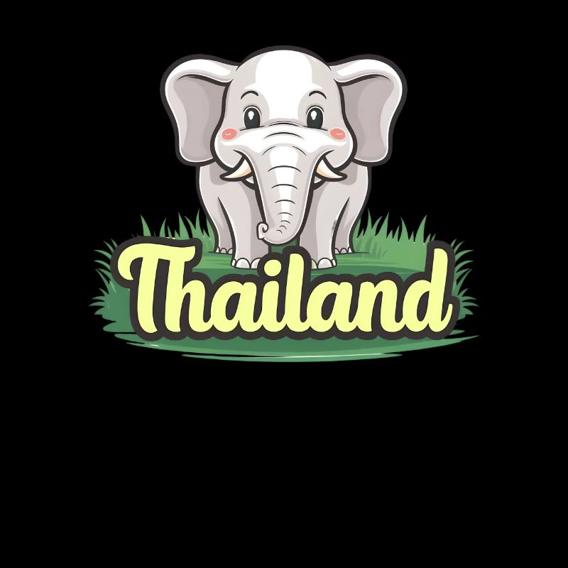 Fier éléphant de Thaïlande