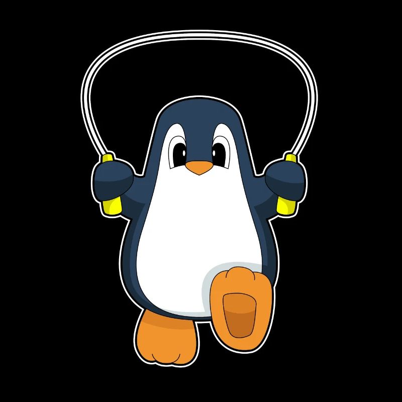 Pinguin Seilspringen Springseil