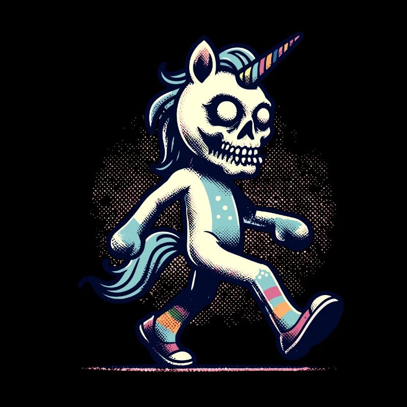 Zombie Unicorn Undead Mystical Creature
