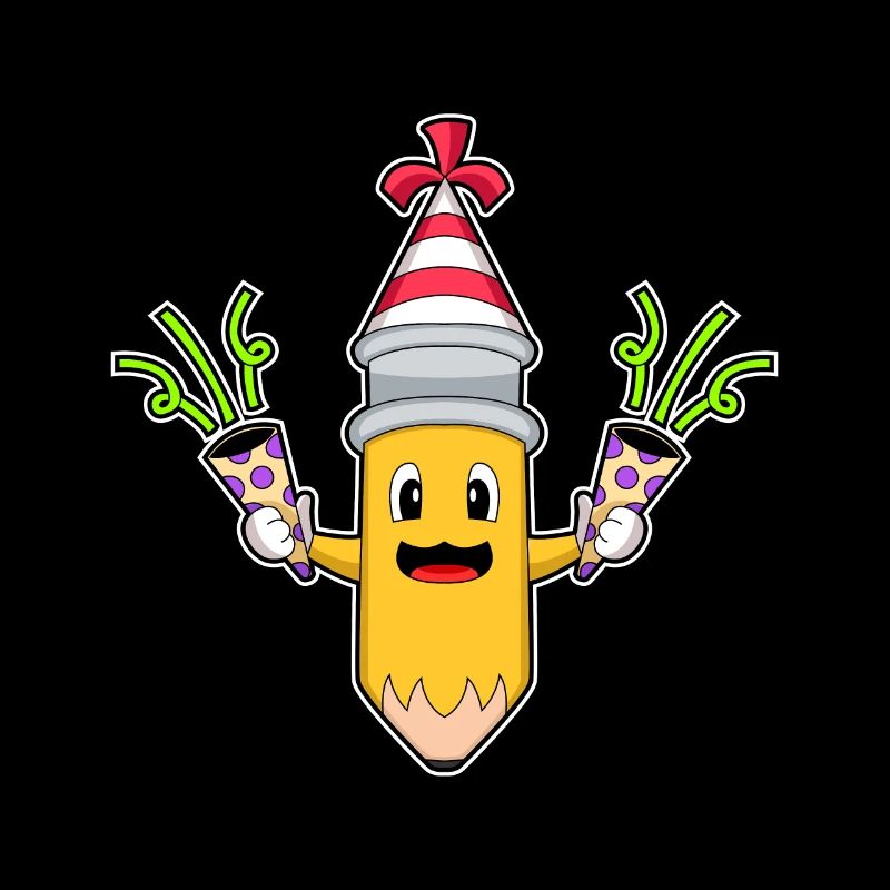 Pencil Birthday Party Hat