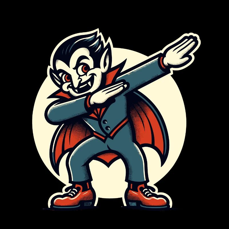 Dabbing Vampire Funny Dabbing Design
