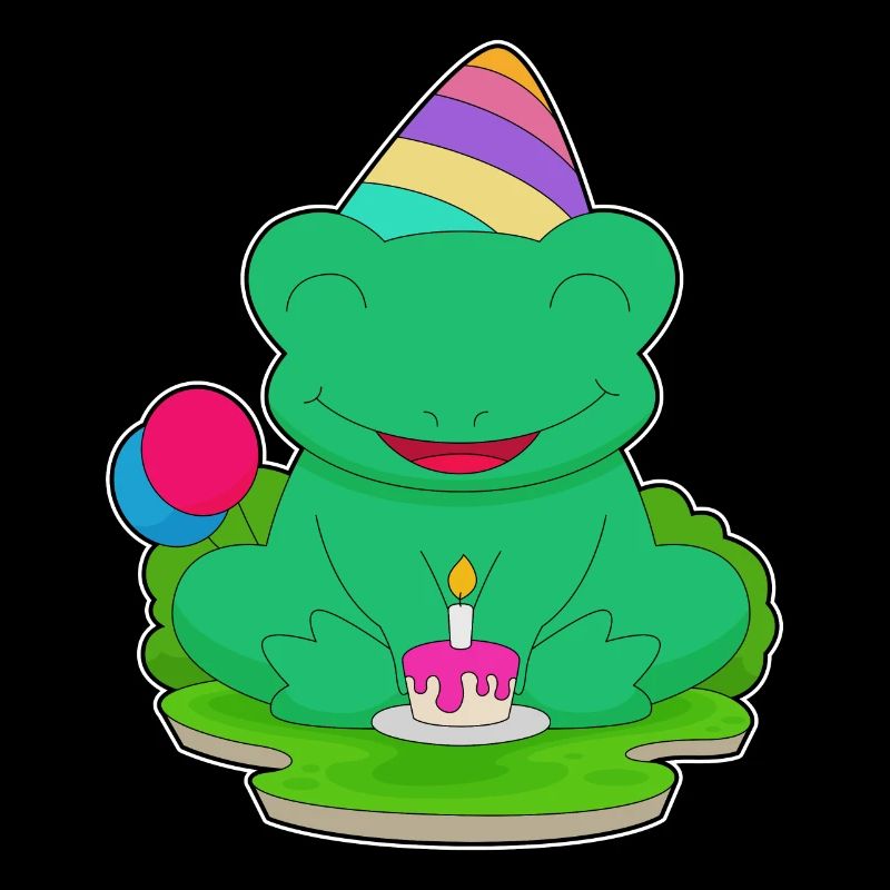 Frog Birthday Party Hat