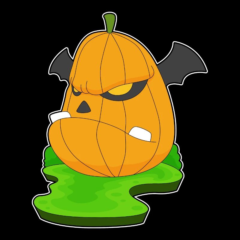 Monster Halloween Pumpkin