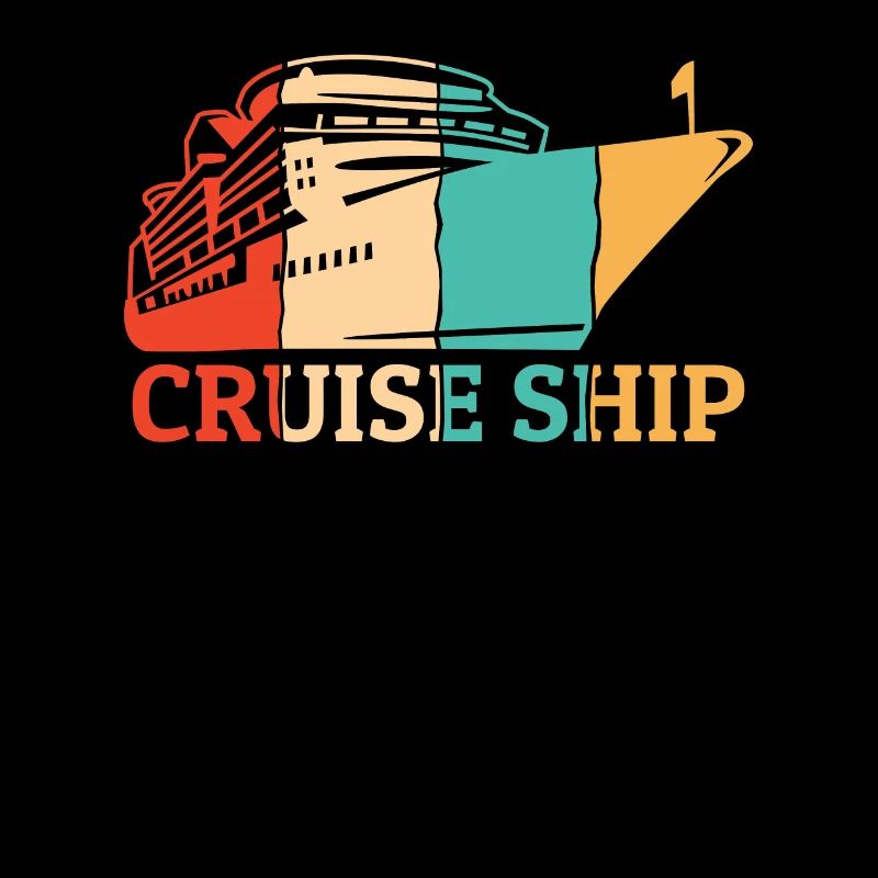 Retro Cruise Ship Passenger Ship Passangers