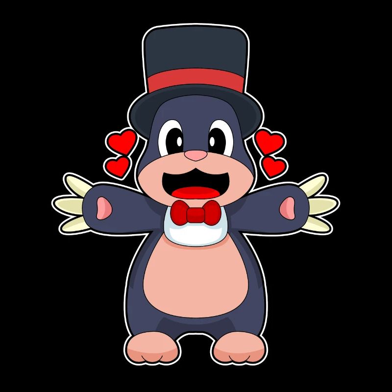 Mole Groom Chapeau haut de forme Mariage