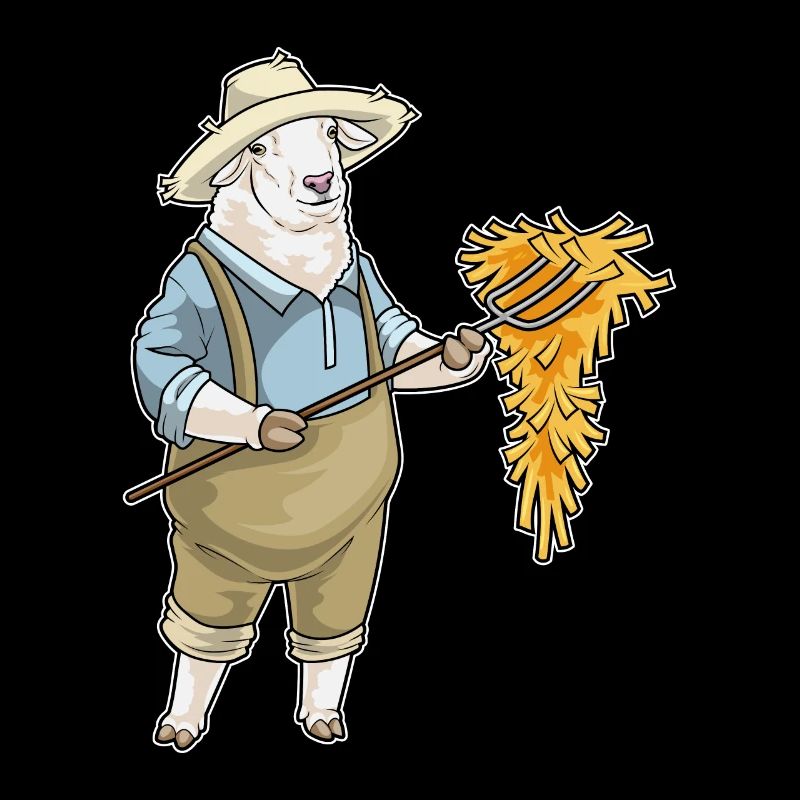 Sheep Farmer Straw