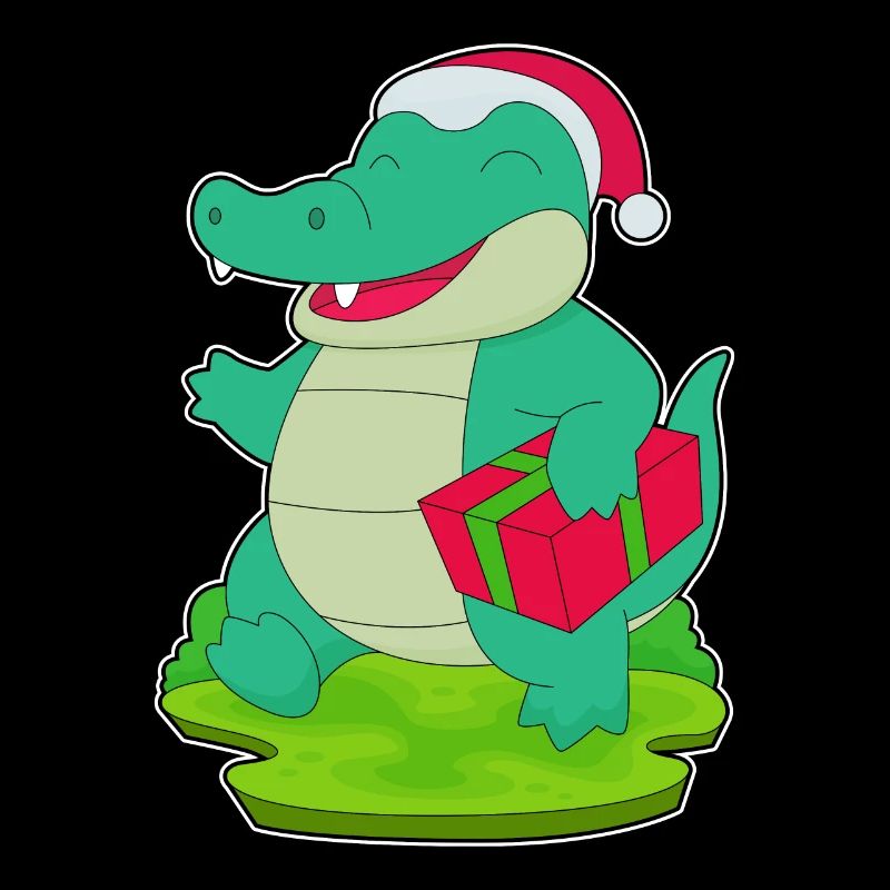 Crocodile Christmas Package