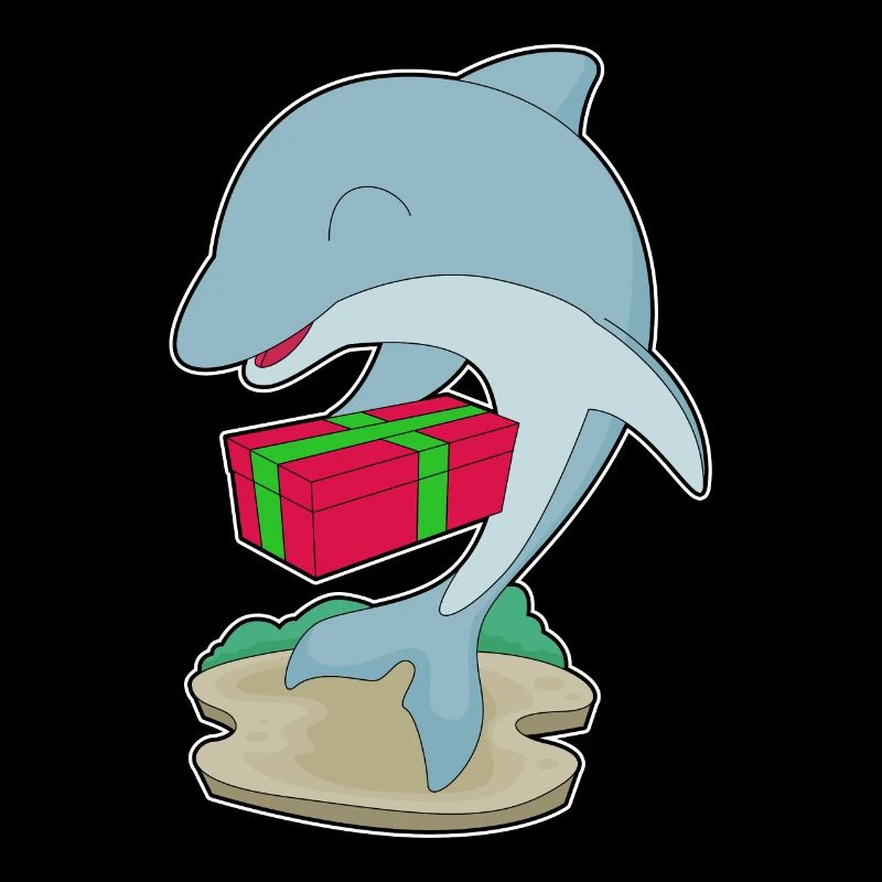 Dolphin Christmas Package