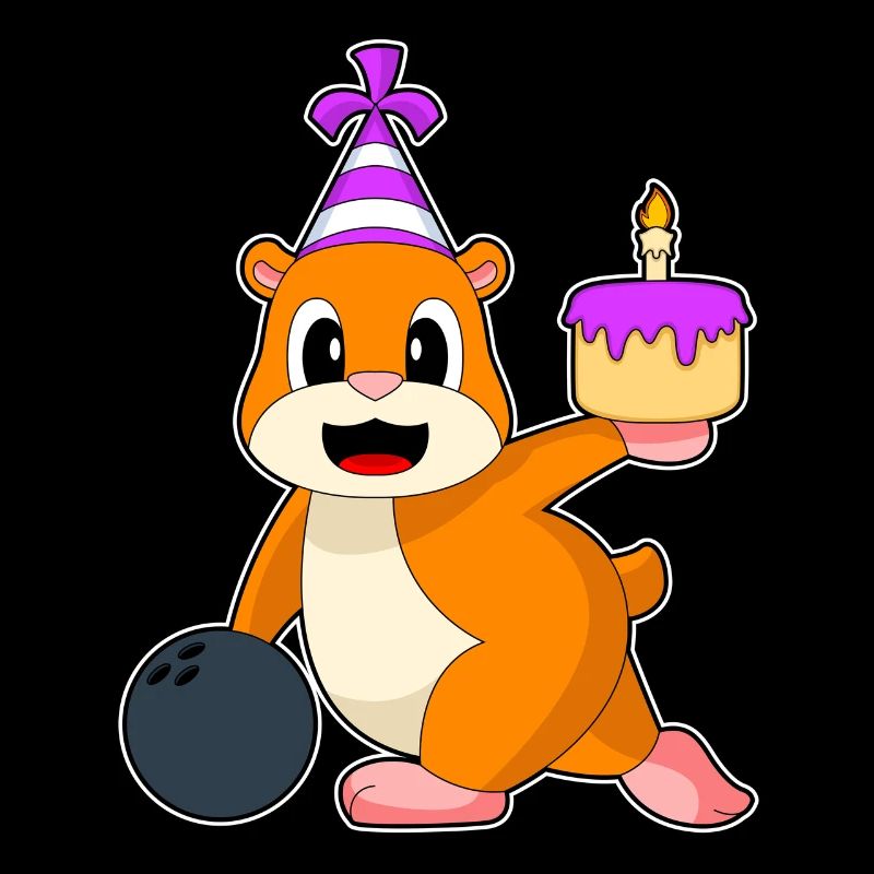 Bowling d’anniversaire de hamster