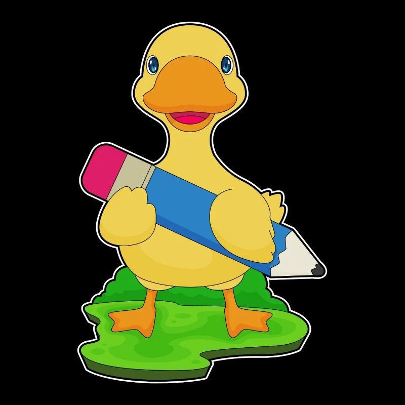 École de crayon Duck Student