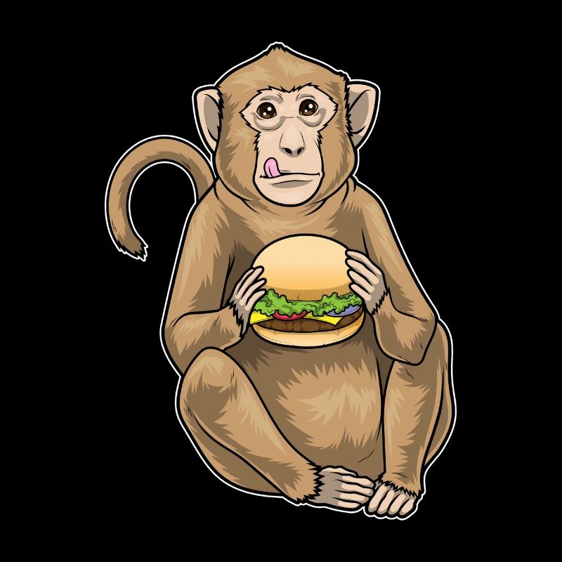 Cheeseburger de singe