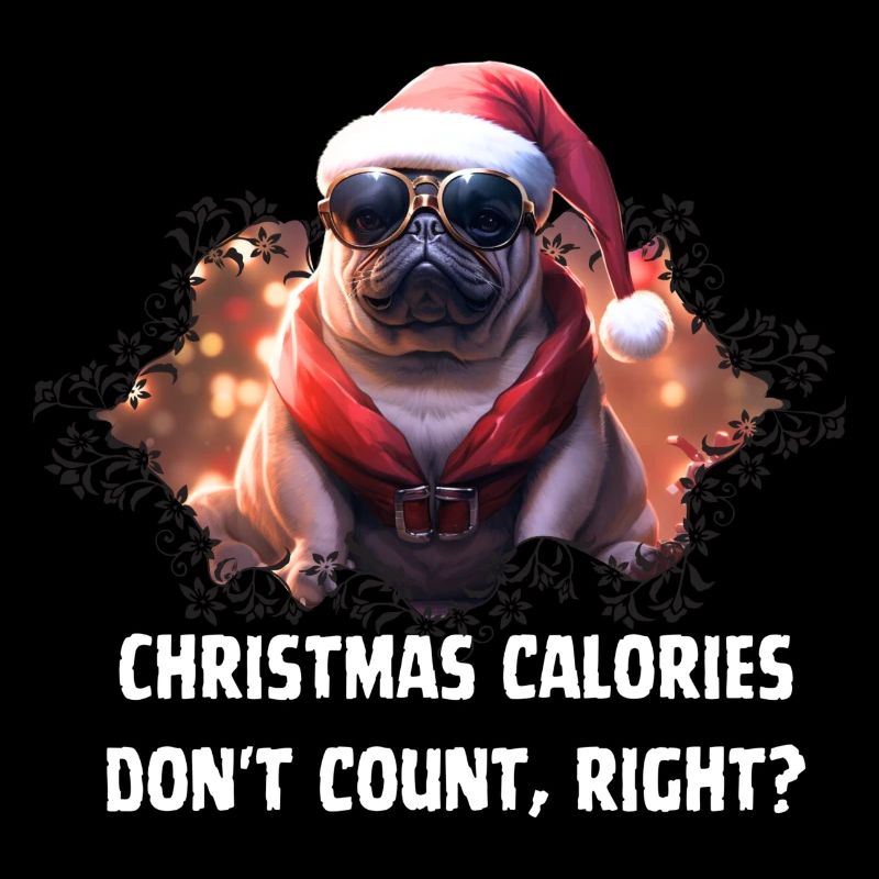 Les calories de Noël ne comptent pas bien Carlin
