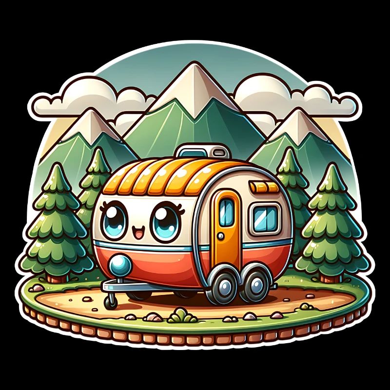 Camping Camper Wohnwagen Kinder