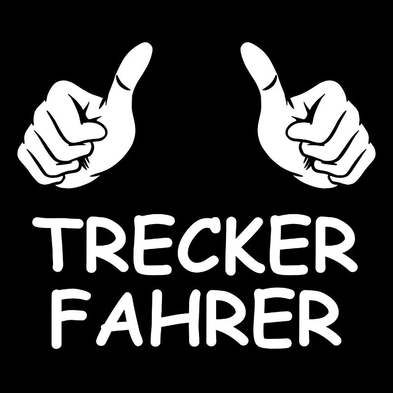 Trecker Fahrer Daumen