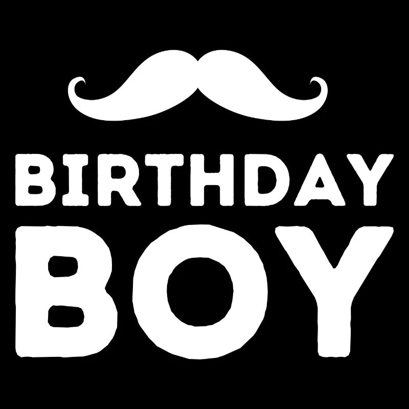 Birthday Boy Junge Bart Geschenk