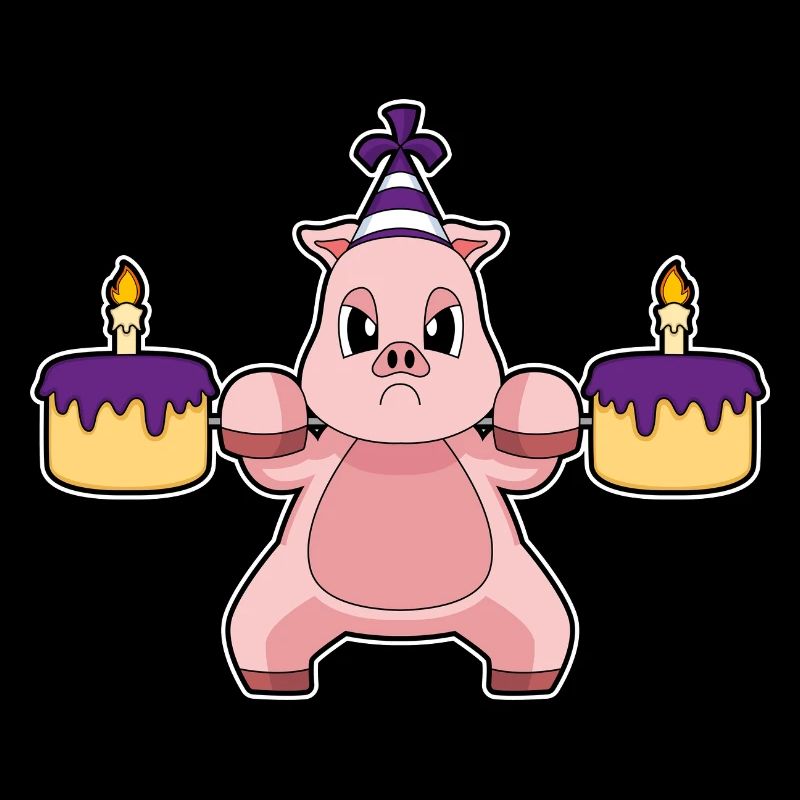 Cochon Anniversaire Musculation