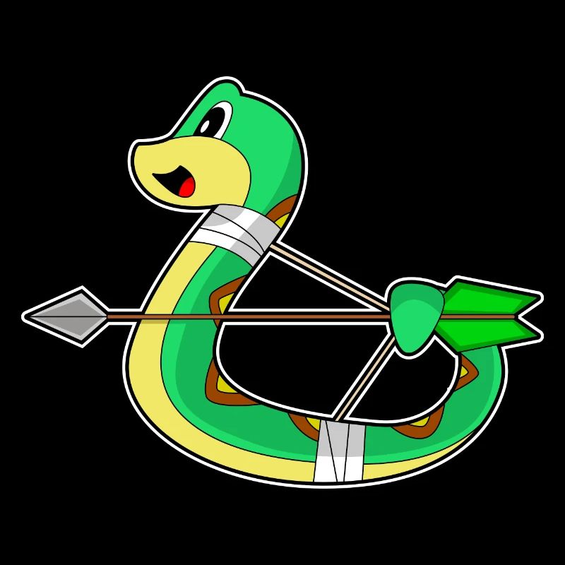 Schlange Bogenschütze Bogen