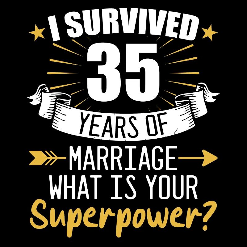 35. Hochzeitstag Ehemann Ehefrau Hochzeit