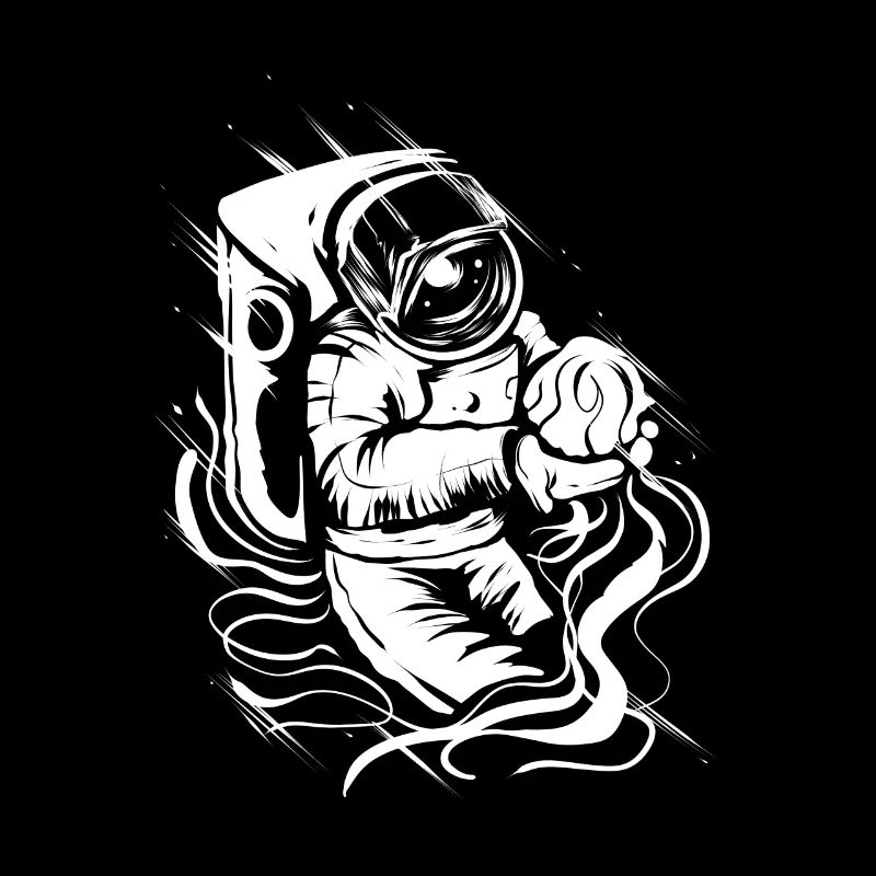 Astronaut Space Funny Spaceman Moon