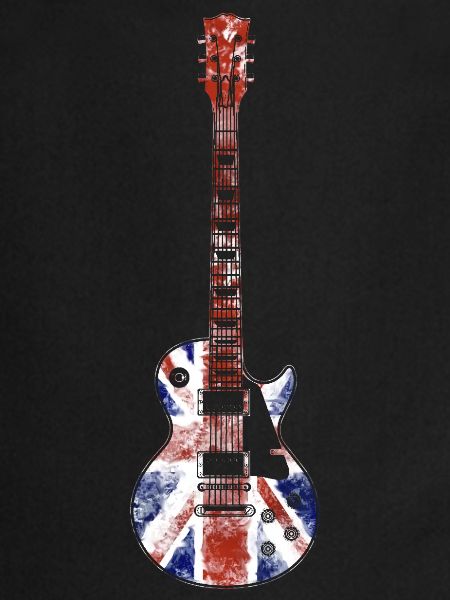 Guitare Union Jack