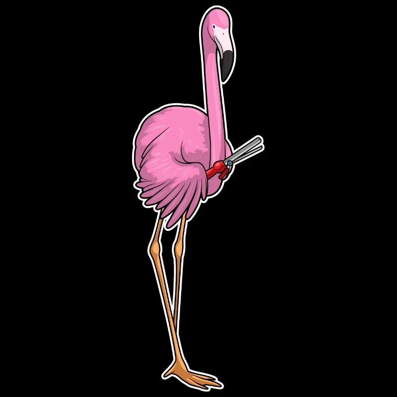 Flamingo Coiffeur Pince à cheveux