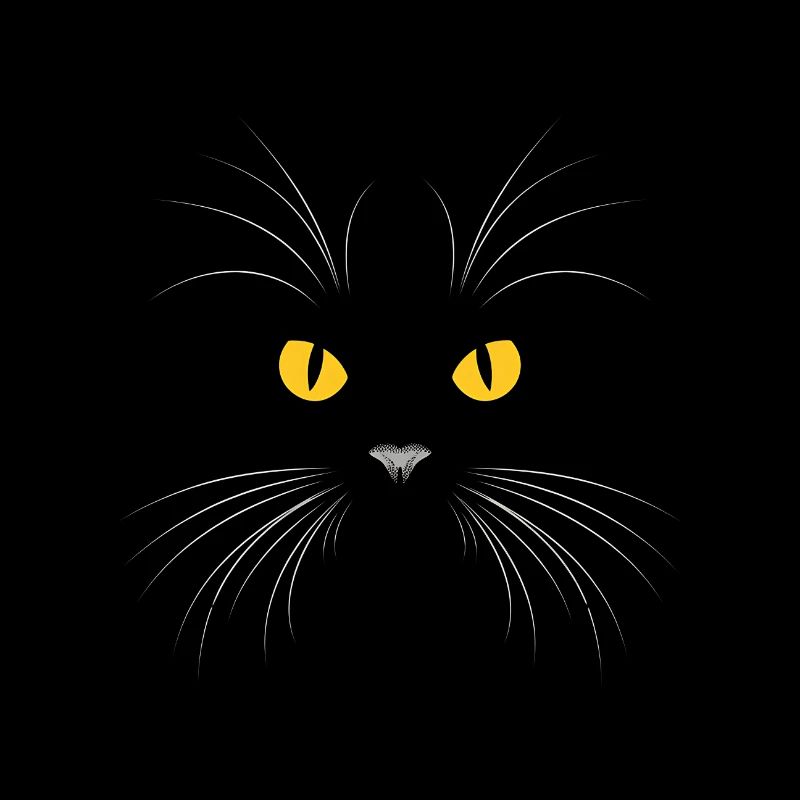 Schwarze Katze