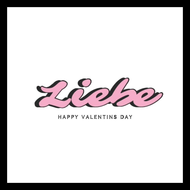 „Liebe“ Valentinstag Geschenk