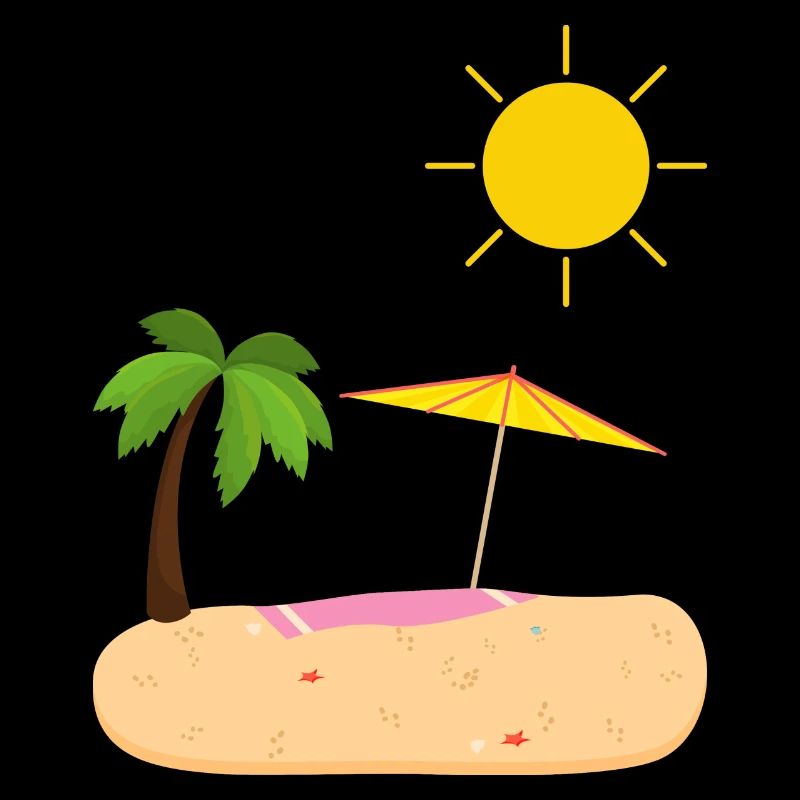 Summer Beach Sun Palm Trees