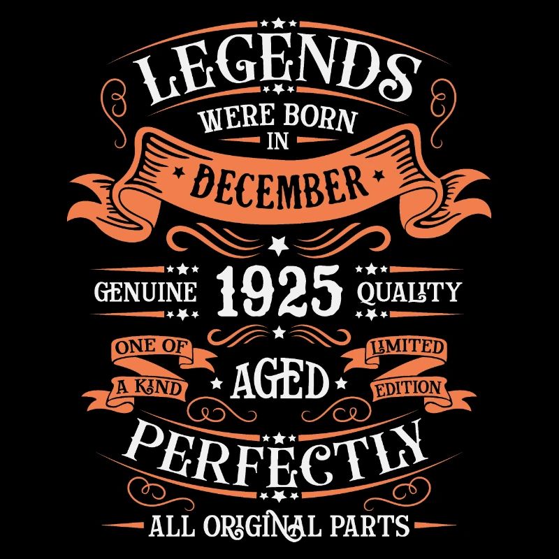 Les Légendes Sont Nées En Décembre 1925 Cadeau