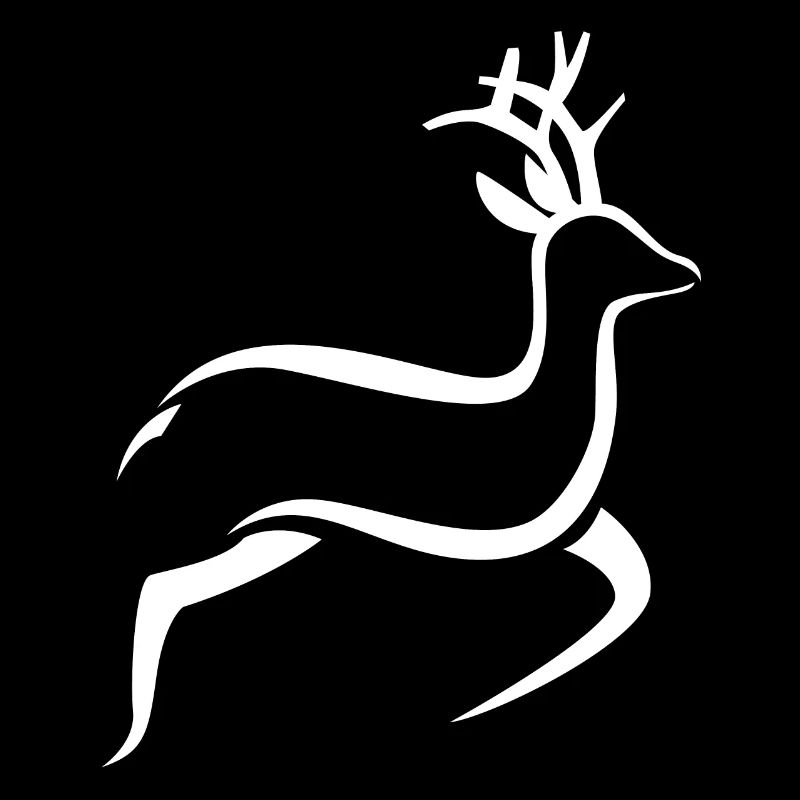 jumping deer