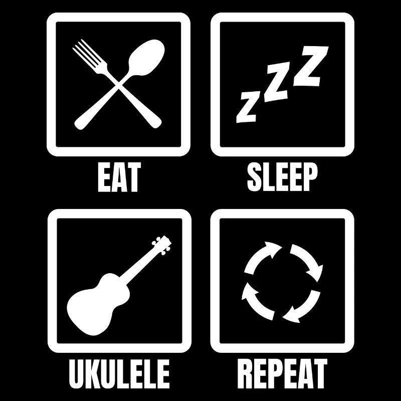 Eat Sleep Ukulele Repeat