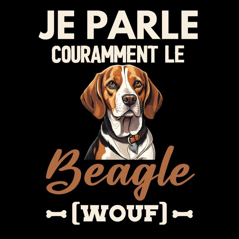 Je parle couramment le beagle wouf