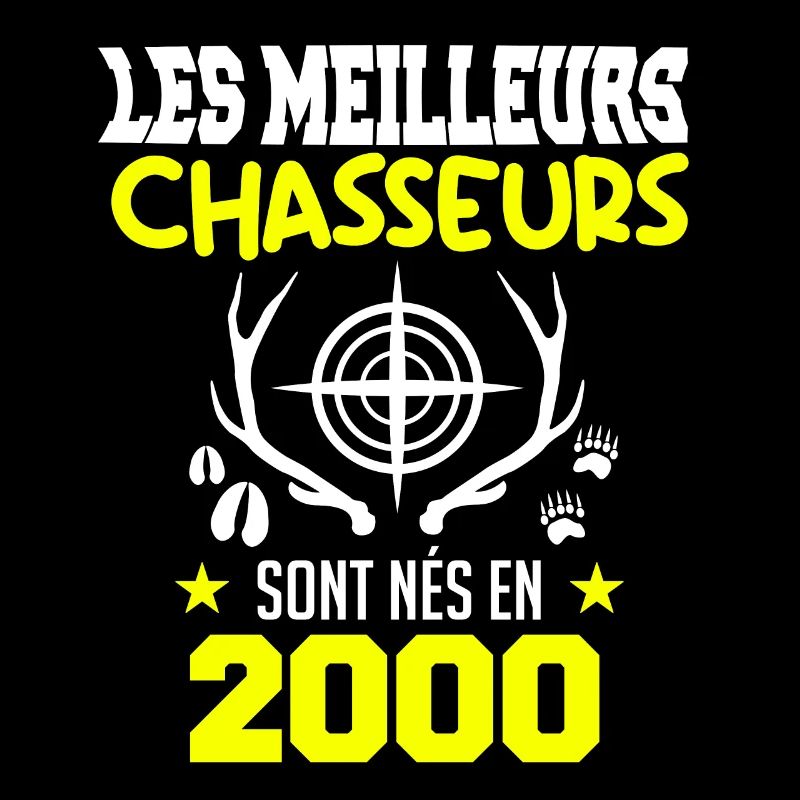 Anniversaire chasseur Née en 2000