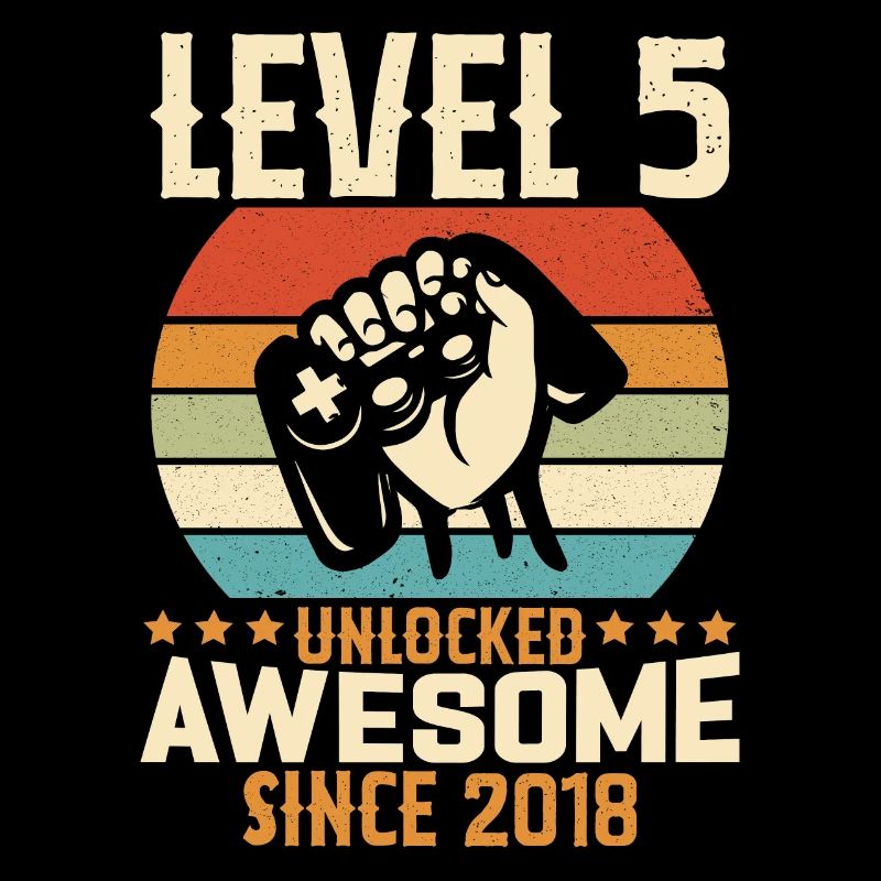 Level 5 Year Unlock Gaming Birthday Gift