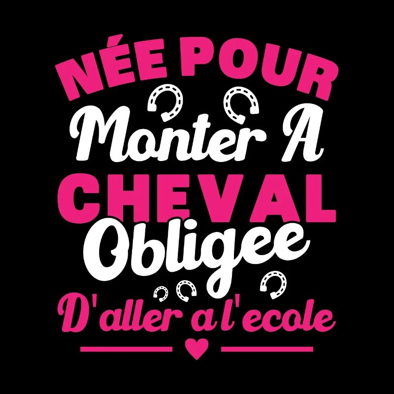 Née pour monter à cheval obligée d'aller à l'école