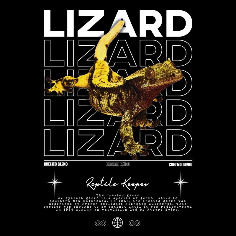 Crested Gecko Streetwear Lizard Keeper