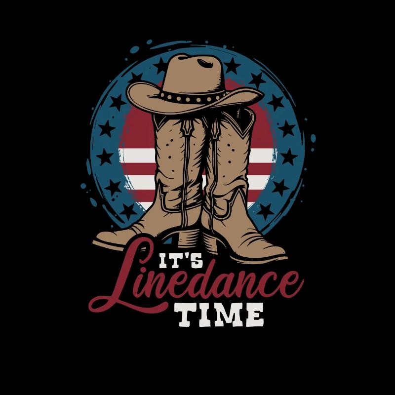It's Linedance Time - Country Fan - Geschenk