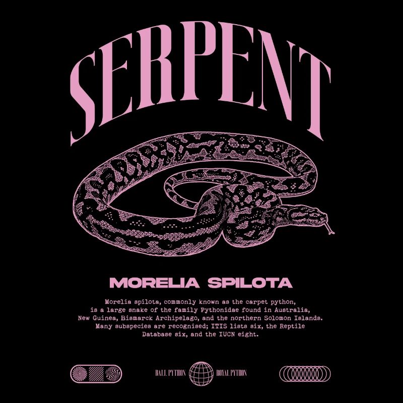 Carpet Python Modern Reptile Keeper Streetwear