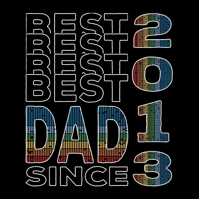 Bester Papa der Welt seit 2013 Vatertag Geburtstag