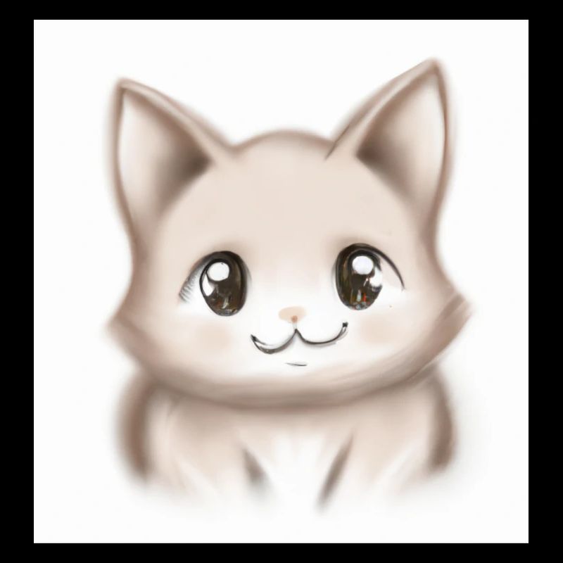 Katze gezeichnet