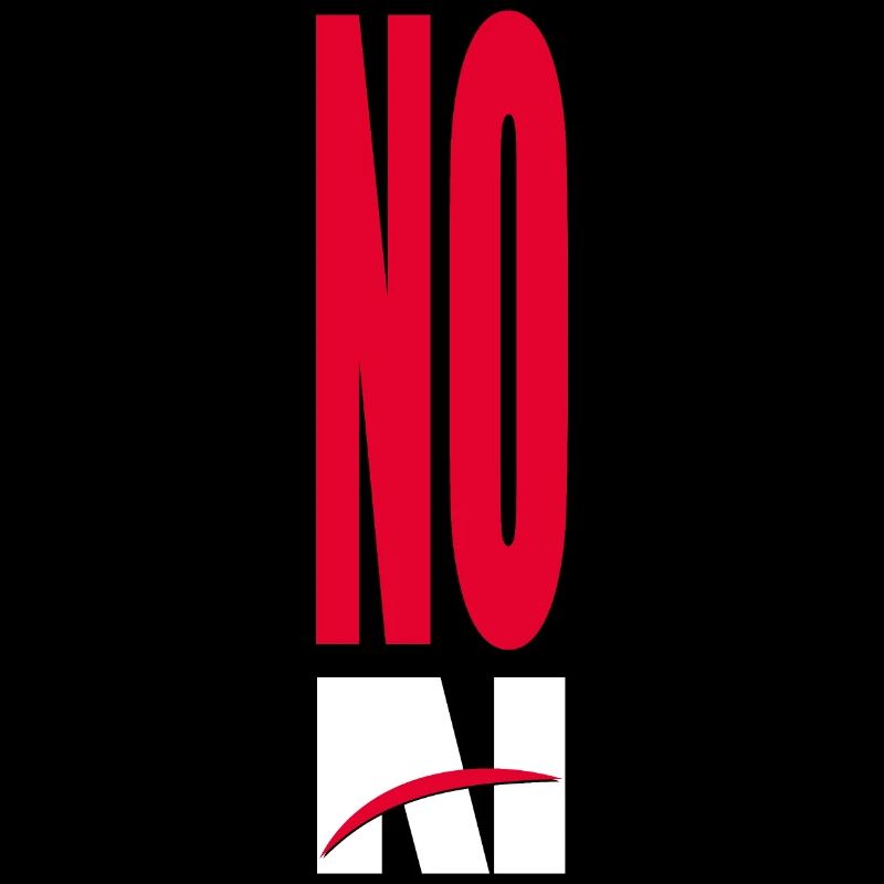 NO AI - no artificial intelligence