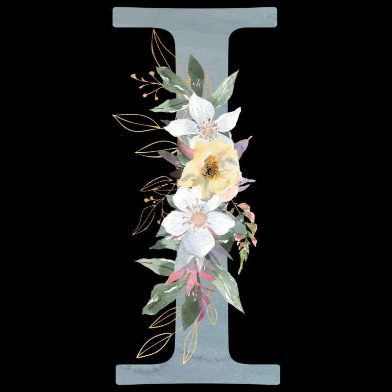 Spring Flowers Monogram I
