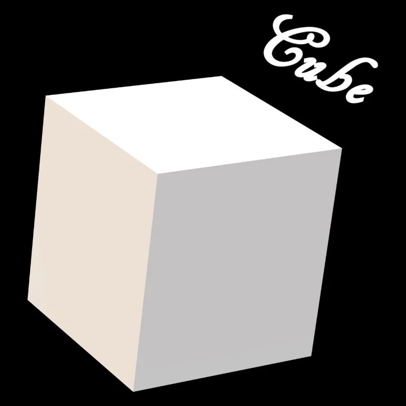 Cube 3D weiß