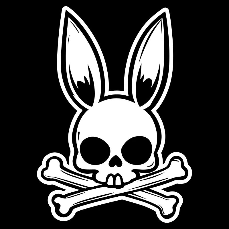 Bunny Head Skull Skull