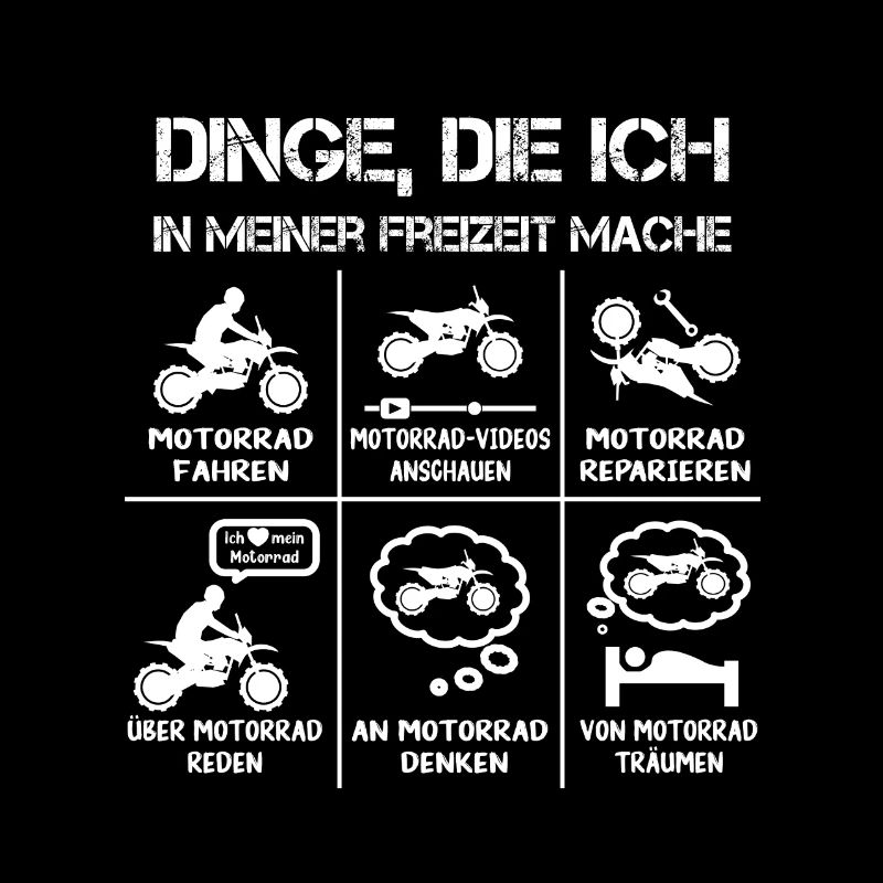 Freizeit - Motorradfahrer - Biker