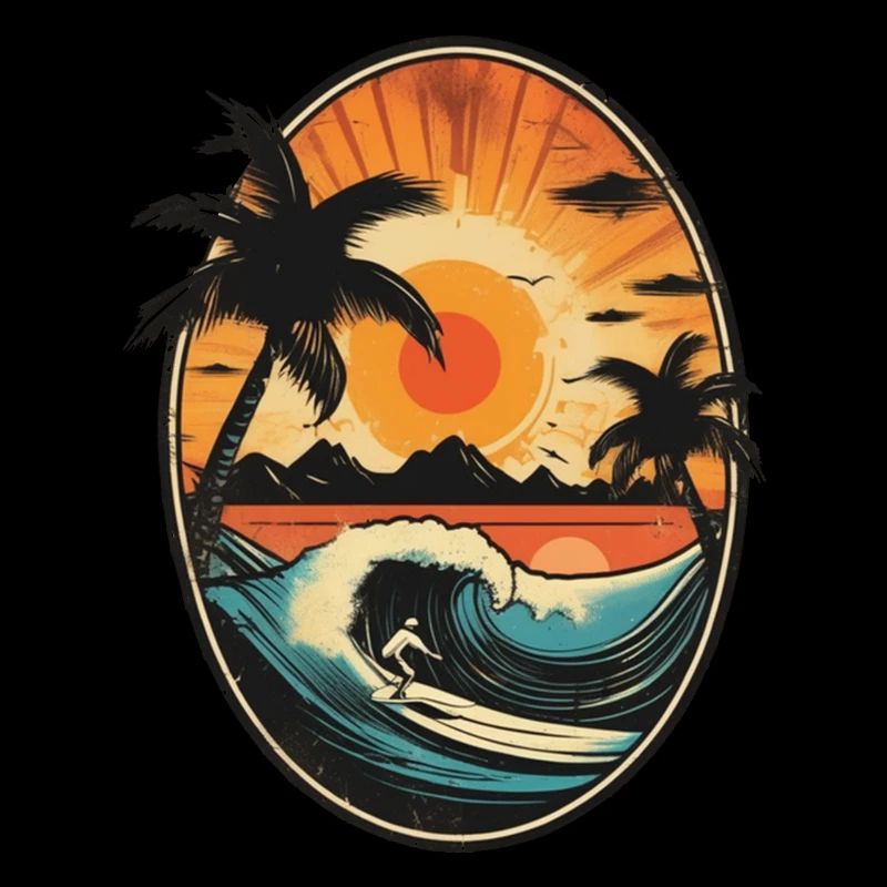 surf plage palmier soleil vacances