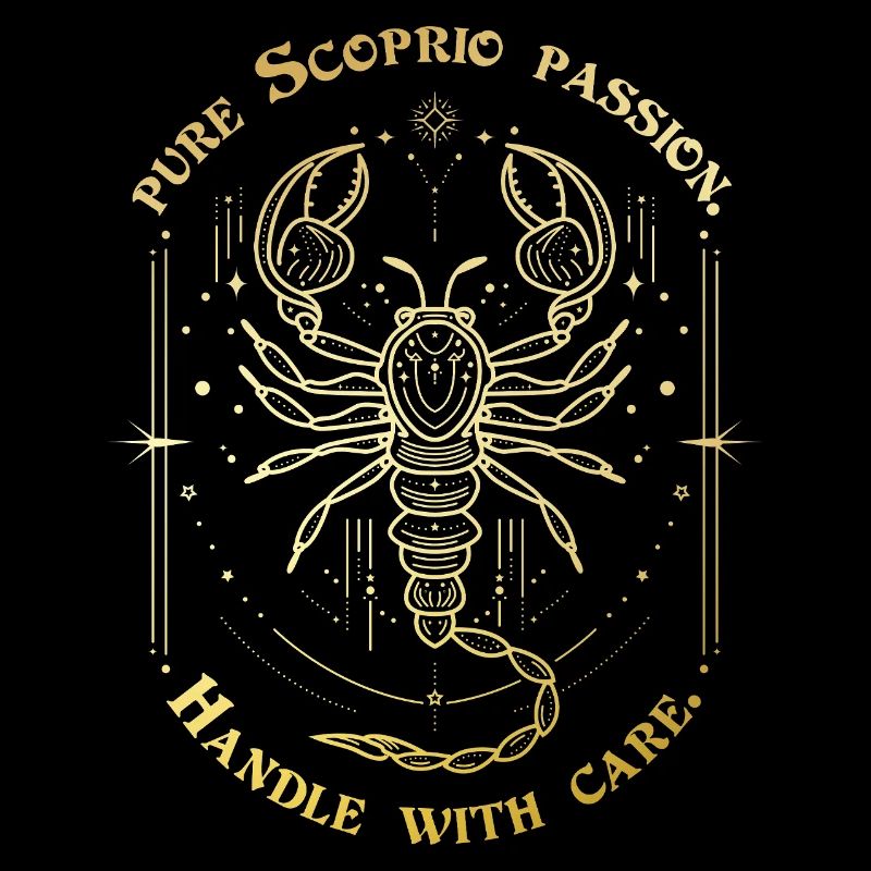 Skorpion Leidenschaft Sternzeichen Geschenk Astrologie Kunst